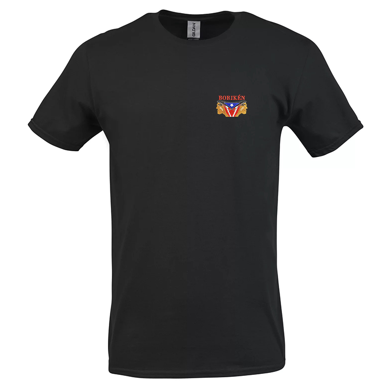 Borikén Heritage T-Shirt – Embroidered Left Chest Logo