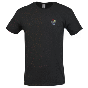 "I Saw PR" Embroidered T-Shirt – Left Chest Logo Edition