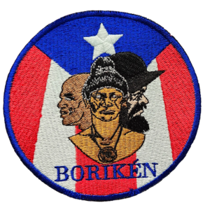 “Tres Raíces” Puerto Rico Heritage Patch — Embroidered (4" or 8")
