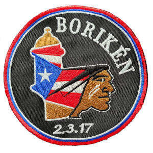 “Garita Borikén — BCQ” Puerto Rico Embroidered Patch — 4" or 8"