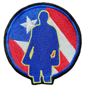 “Corazón Campeón” Puerto Rico Embroidered Patch — 4" or 8"